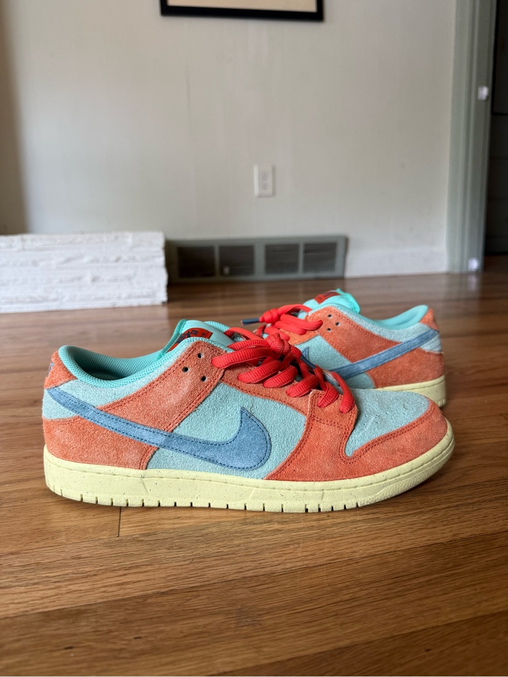 Nike SB Dunk Low - Orange/Aqua Noise